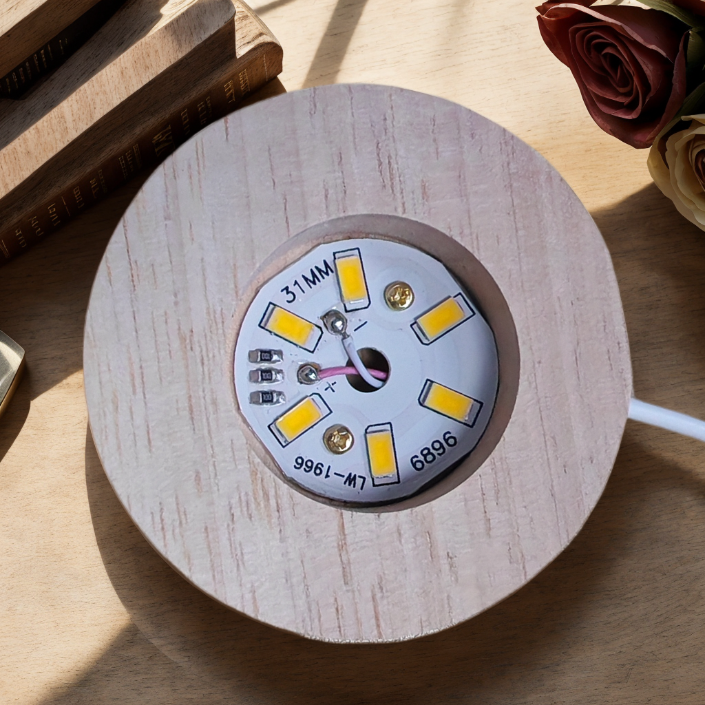 Cadeau personnalisé, veilleuse boule de cristal pour demande en mariage